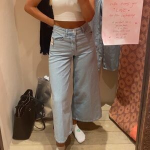 Free People Wide Leg Jeans